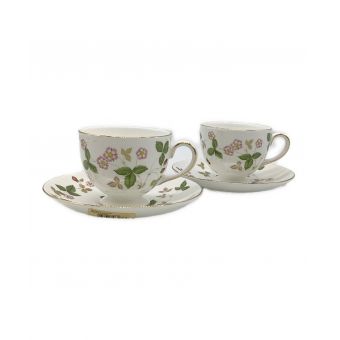 Wedgwood (ウェッジウッド) カップ&ソーサーセット ワイルドストロベリー 2Pセット