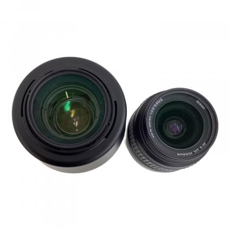 Nikon (ニコン) デジタル一眼レフカメラ ダブルズームレンズキット 18