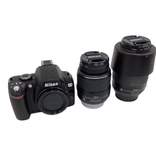 Nikon (ニコン) デジタル一眼レフカメラ ダブルズームレンズキット 18-55mm/55-200mm D40X 1020万画素(有効画素) APS-C 専用電池 SD/SDHCカード対応 標準：ISO100～1600 -