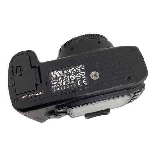 Nikon (ニコン) デジタル一眼レフカメラ ダブルズームレンズキット 18-55mm/55-200mm D40X 1020万画素(有効画素) APS-C 専用電池 SD/SDHCカード対応 標準：ISO100～1600 -