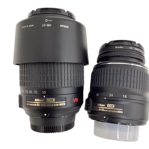 Nikon (ニコン) デジタル一眼レフカメラ ダブルズームレンズキット 18-55mm/55-200mm D40X 1020万画素(有効画素) APS-C 専用電池 SD/SDHCカード対応 標準：ISO100～1600 -