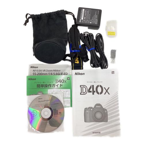 Nikon (ニコン) デジタル一眼レフカメラ ダブルズームレンズキット 18-55mm/55-200mm D40X 1020万画素(有効画素) APS-C 専用電池 SD/SDHCカード対応 標準：ISO100～1600 -