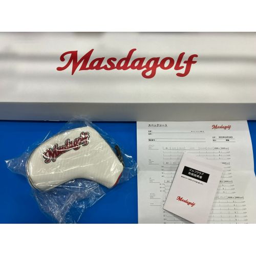 MasdaGolf (マスダゴルフ)   STUDIO-2（特注仕上げ）34インチパター/ニッケルクローム仕上げ ドット色：ブラック