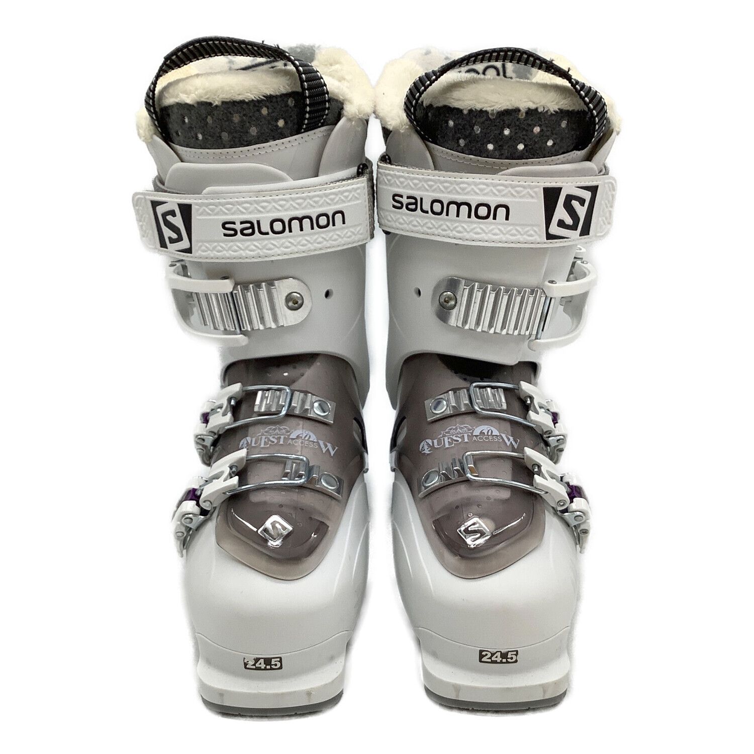 SALOMON (サロモン) スキーブーツ レディース SIZE 24.5cm ホワイト 