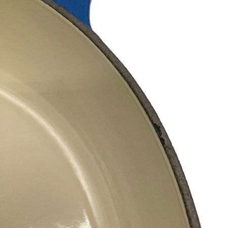 LE CREUSET (ルクルーゼ) 鍋 SIZE 26cm ブルー BUFFET CASSEROLE