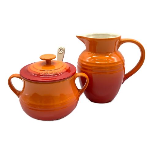 LE CREUSET (ルクルーゼ) クリーマー＆シュガーポット｜トレファクONLINE