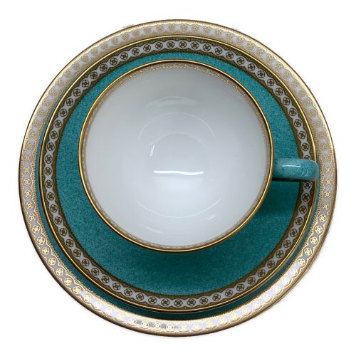 Wedgwood (ウェッジウッド) カップ&ソーサー(トリオ) ユーランダー・パウダーターコイズ