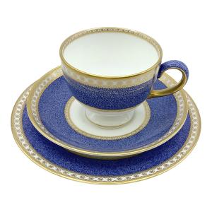 Wedgwood (ウェッジウッド) カップ&ソーサー(トリオ) ユーランダー・パウダーブルー