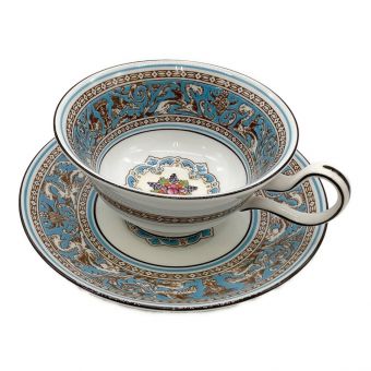 Wedgwood (ウェッジウッド) カップ&ソーサー フロレンティーン・ターコイズ