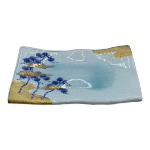 長皿 古伊万里 瀬兵窯 青松金雲