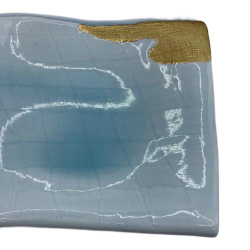 長皿 古伊万里 瀬兵窯 青松金雲