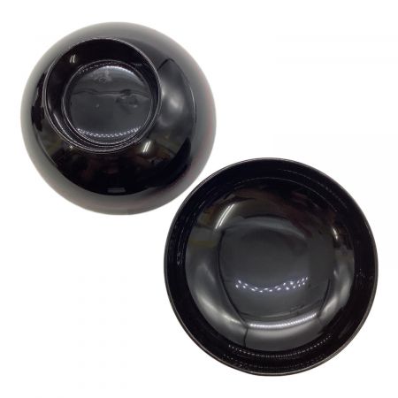 越前塗 (エチゼンヌリ) 御椀セット 沈朱 牡丹彫 5Pセット｜トレファク