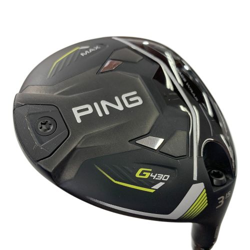 PiNG (ピン)  G430 MAX #3【15°】フェアウェイウッド/ PING TOUR 2.0 CHROME 65【S】