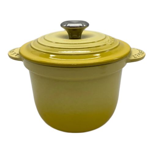 LE CREUSET (ルクルーゼ) 両手鍋 イエロー