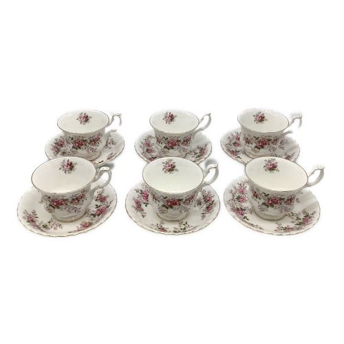 ROYAL ALBERT (ロイヤルアルバート) カップ&ソーサー ラベンダーローズ 6Pセット