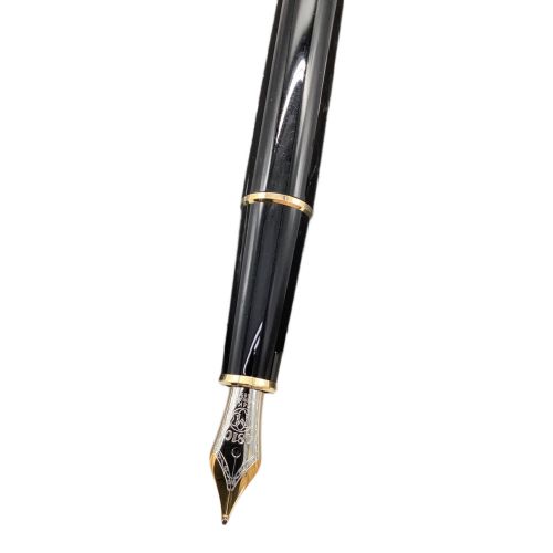 MONTBLANC (モンブラン) 万年筆 ブラック 14Ｋ マイスターシュティック