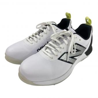 NEW BALANCE (ニューバランス) ゴルフシューズ メンズ SIZE 25.5cm ホワイト 無地 UG2500B4