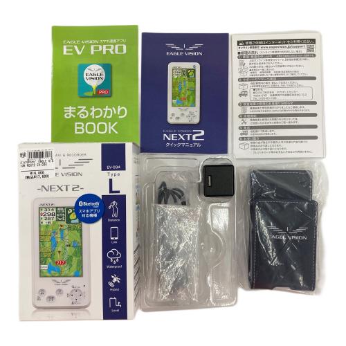 EAGLE VISION (イーグルビジョン) ゴルフGPSナビ ホワイト 付属品あり NEXT2 EV-034