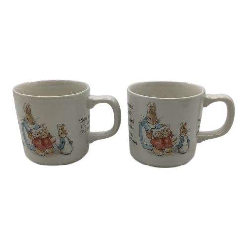 Wedgwood (ウェッジウッド) 食器セット ピーターラビット カップ2P・プレート2P