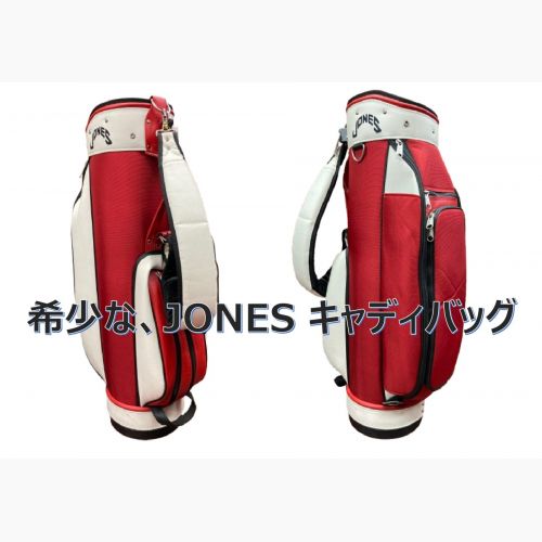 JONES  (ジョーンズ) RIDER キャディバッグ レッド×ホワイト