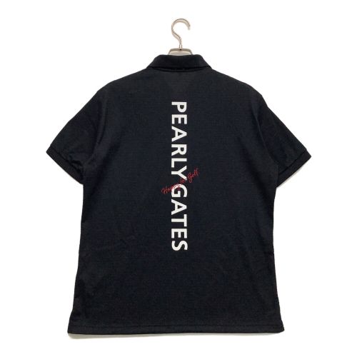 PEARLY GATES (パーリーゲイツ) ゴルフウェア(トップス) メンズ SIZE 3L ブラック ポロシャツ 053-4160501