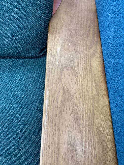 UNICO KIRP 3人掛ソファー ナチュラル×グリーン オットマン付