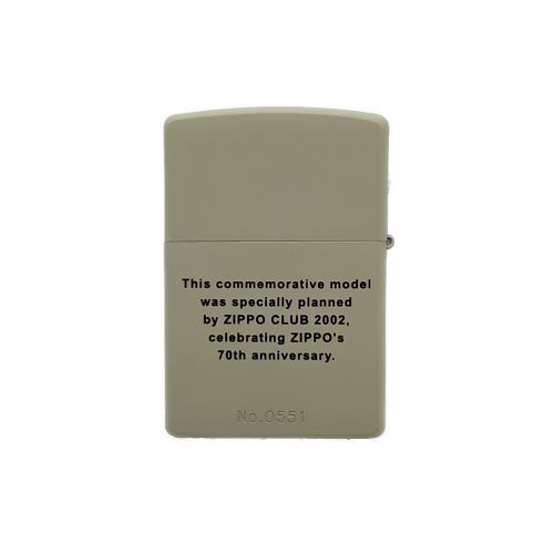 ZIPPO (ジッポ) ZIPPO 70th記念 WINDY（ウィンディ）2002年