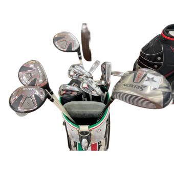 アメリカン倶楽部 クラブセット ドライバー：SRIXON/パター：Carbite ZG EVEN フレックス【S】 VITAL THUNDER 13本セット（D/FW3本/I8本/PT） 純正グリップ消耗