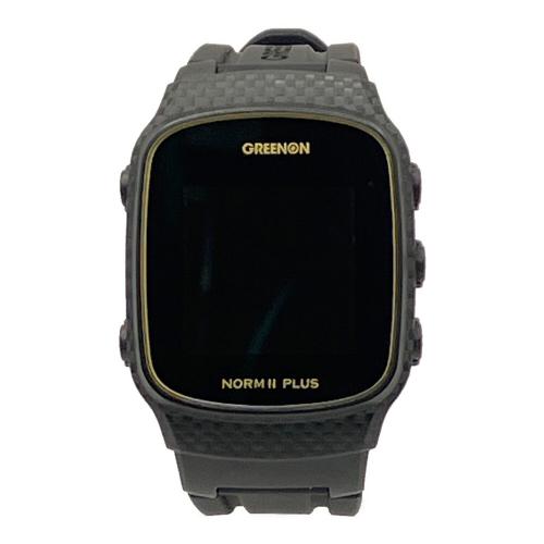 GREEN ON (グリーンオン) ゴルフ距離測定器 2022年 箱 充電用ケーブル 説明書付き WATCH NORMⅡ PLUS