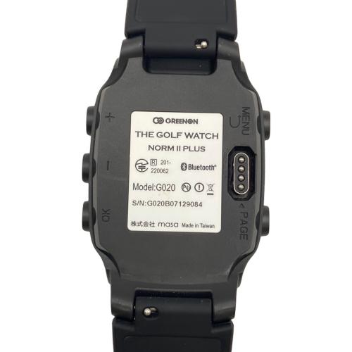 GREEN ON (グリーンオン) ゴルフ距離測定器 2022年 箱 充電用ケーブル 説明書付き WATCH NORMⅡ PLUS