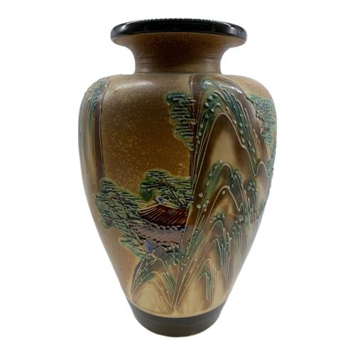 信楽焼 中村陶器 信楽山水壺 高さ47cm