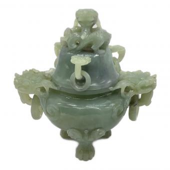 香炉 玉石彫刻