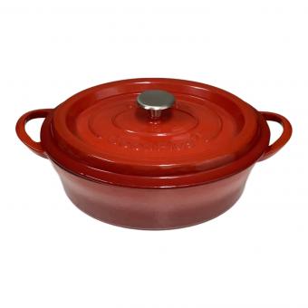 Good Plus (グッドプラス) キャストポット SIZE 26cm レッド CP-O26