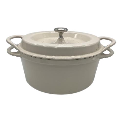 VERMICULAR (バーミキュラ) 鍋 SIZE 22cm ベージュ オーブンポットラウンド