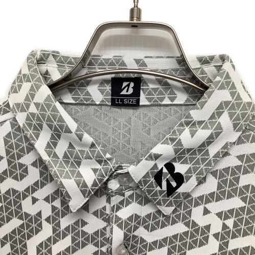 BRIDGESTONE (ブリヂストン) ゴルフウェア(トップス) メンズ SIZE XL ライトグレー 長袖共衿シャツ DGM03F