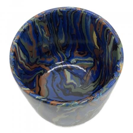 椋灰釉練上湯呑 松井康陽作 湯呑み｜トレファクONLINE