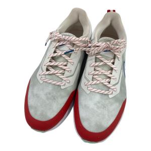 NIKE (ナイキ) ゴルフシューズ メンズ SIZE 27.5cm ライトグレー×レッド×ブルー DM9024-146