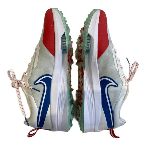 NIKE (ナイキ) ゴルフシューズ メンズ SIZE 27.5cm ライトグレー×レッド×ブルー DM9024-146