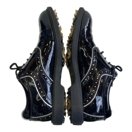 ajade golf ゴルフシューズ メンズ SIZE 25.5cm ブラック ソフトスパイク