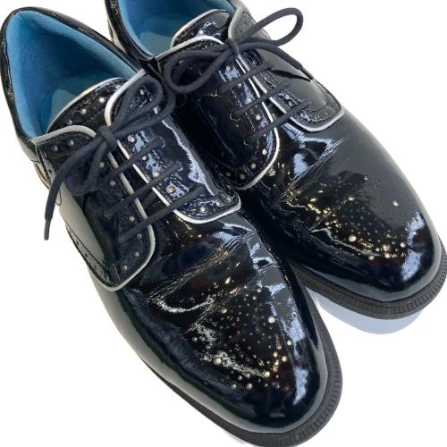 ajade golf ゴルフシューズ メンズ SIZE 25.5cm ブラック ソフトスパイク