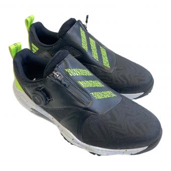 adidas (アディダス) ゴルフシューズ メンズ SIZE 27.5cm ブラック×グリーン コードカオス25ボア スパイクレス IG8703