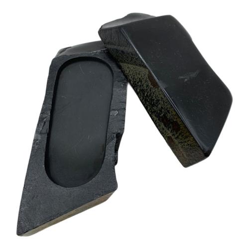 すずり 龍渓硯 翠川刀 蓋付