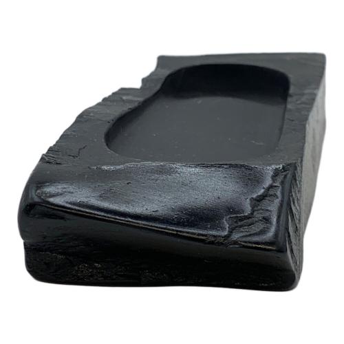 すずり 龍渓硯 翠川刀 蓋付