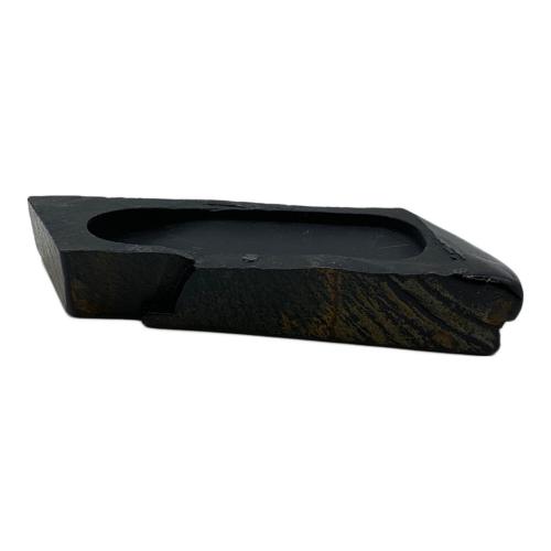 すずり 龍渓硯 翠川刀 蓋付