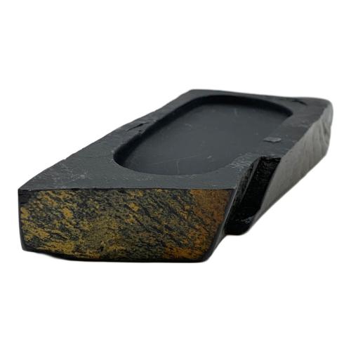 すずり 龍渓硯 翠川刀 蓋付