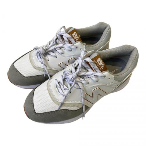 NEW BALANCE (ニューバランス) ゴルフシューズ メンズ SIZE 26cm ホワイト×グレー 4E スパイクレス MG997SWG