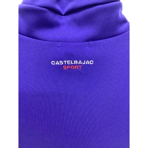 CASTLEBAJAC ゴルフウェア(トップス) レディース 42 ブルー モックネック 24770-209