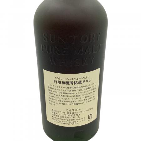 サントリー シングルモルトウィスキー @ Π 700ml 本体のみ 白州 白州