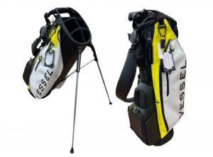 VESSEL (ベッセル) キャディバッグ サイズ : 8.5型/TOP : 6分割/重量 : 約3.4Kg PLAYER 4.0 Stand CITRINE DOUBLE