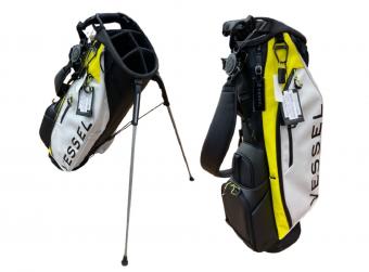 VESSEL (ベッセル) キャディバッグ サイズ : 8.5型/TOP : 6分割/重量 : 約3.4Kg PLAYER 4.0 Stand CITRINE DOUBLE
